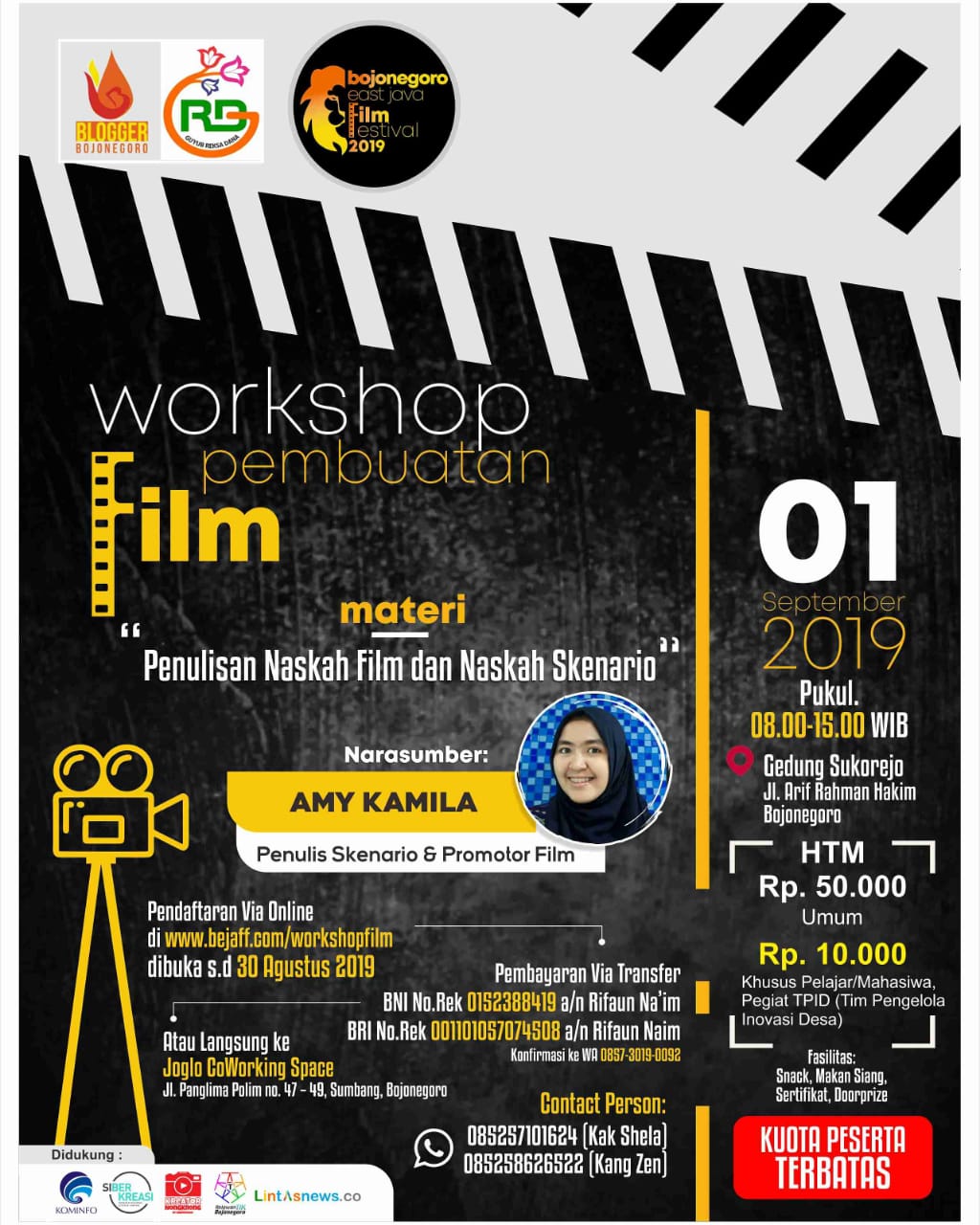 Pendaftaran Workshop Film Jawa Timur