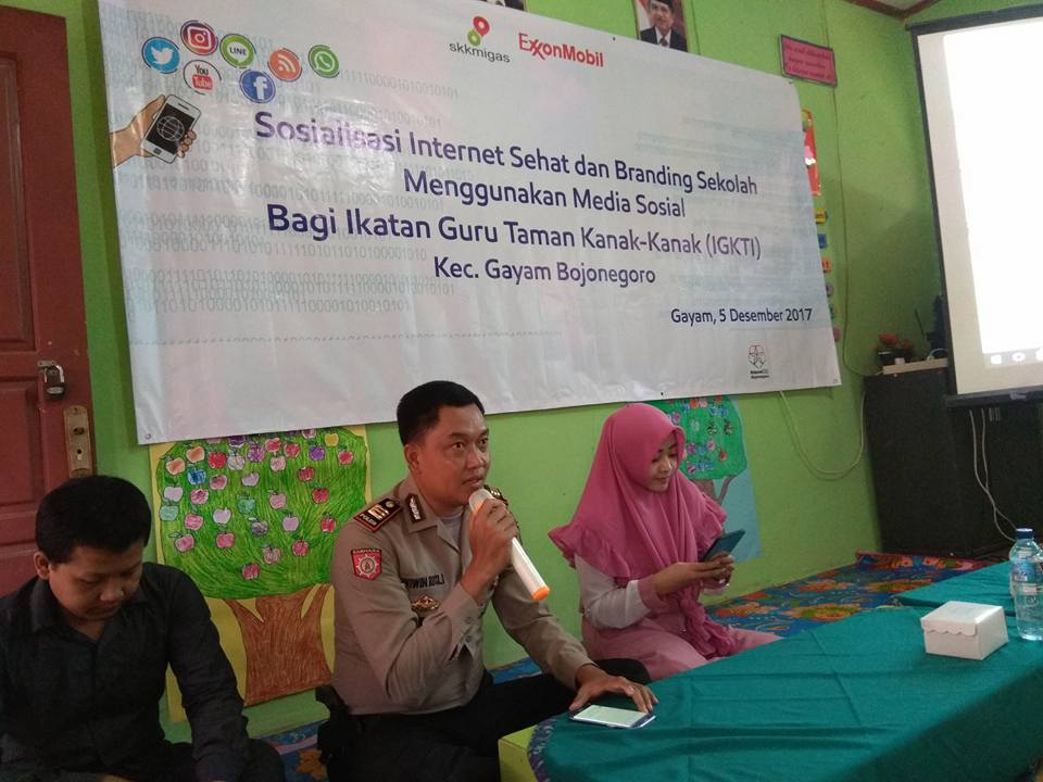 Kapolsek Gayam Tekankan Pemanfatan Internet Secara Bijak